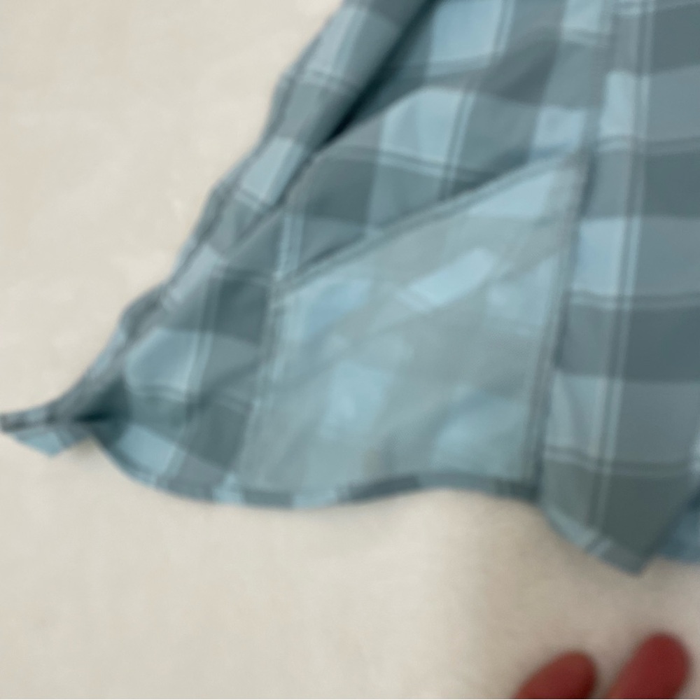 Columbia Sportswear Company  teal Plaid Short Sleeve Shirt. SMALL - Picture 7 of 12